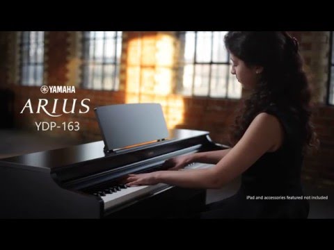 YDP163 Arius Digital Piano with Bench - Black