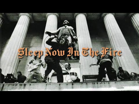 RAGE AGAINST THE MACHINE - Sleep Now In The Fire(Lyrics)
