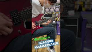 Video thumbnail for Washburn N24-NUNO VINTAGE PADAUK 弾いてみました!! #shorts by ビッグボス広島