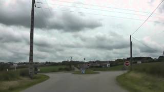 preview picture of video 'Driving From Plage de Kervel To Plonévez Porzay, Finistère, Brittany, France 27th May 2013'