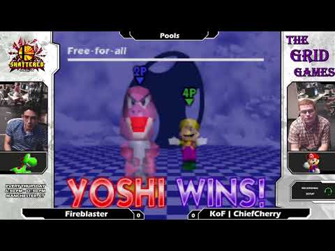 Smash 64: Fireblaster (Yoshi) V KoF | ChiefCherry (Mario) - Shattered 113 SSB64
