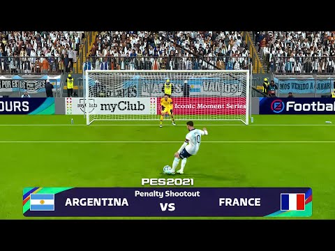 PES 21 PC - Argentina vs France - Penalty Shootout - Atsrown Gaming | PES Gameplay