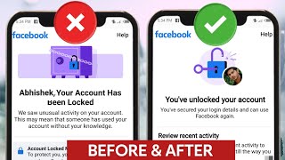 Your Account has been locked Facebook learn more problem | Unlock Facebook account 2022