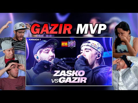 💣 GAZIR GOD! - COLOMBIANS REACT to GAZIR vs ZASKO [FMS WORLD SERIES SUPER LEAGUE]
