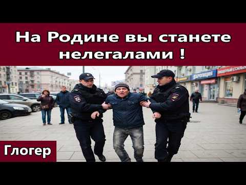 На Родине вы станете нелегалами , механизм рабочий ! Не ждите Бога , наказывайте сами !