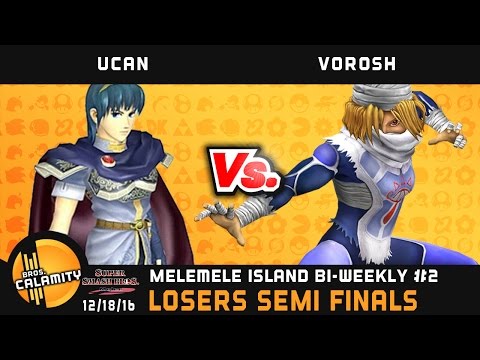 MMI #2 | UCan (Marth) vs Vorosh (Sheik, Peach) - Losers Semi Finals - Melee Singles