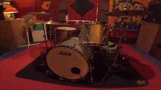 Video thumbnail for Brand new! Ludwig Classic Maple Silver sparkle sound test by David Miller