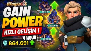 SIFIRDAN BAŞLAYANLAR İÇİN HIZLI GELİŞİM!!  GAIN POWER FAST | Kingshot