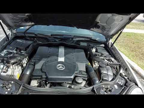 Mercedes Benz E500 Start Up and Engine walk around.
