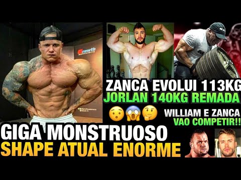 GIGA SHAPE ATUAL ENORME - ZANCA EVOLUIU MUITO E ANUNCIA PREPARAÇÃO + WILLIAM MARTINS E JORLAN