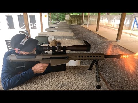 Range Day with the 50 cal Barrett M107A1 Rifle / QDL Suppressor