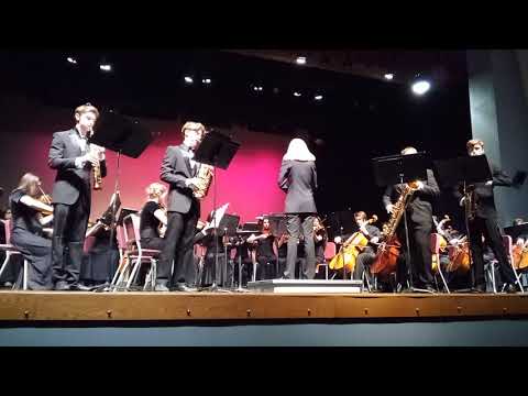 Highland High and Mt Ridge Orchestras With Saxophones - Rock You Merry Gentlemen - Jeffrey S. Bishop