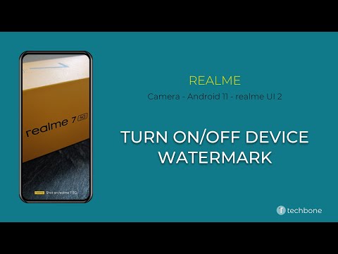 How to Turn On/Off Device Watermark - realme [Android 11 - realme UI 2]