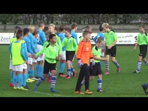 29-10-2016 : Bladella O13-1 - JVOZ O13-2 ; eerste helft