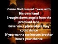 Little Texas- God Bless Texas (with lyrics)