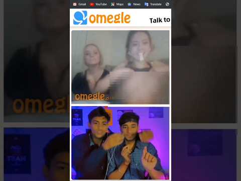 She shows her boobs 😳 Omegle live video #shots #hotshorts