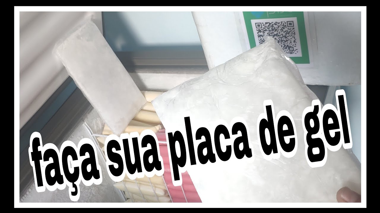 como fazer placa de gelo