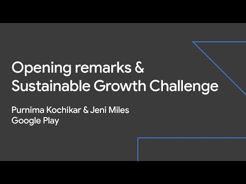 Opening remarks &amp; Sustainable Growth Challenge (Sustainable Growth Day ‘19)