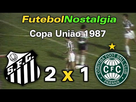 Santos 2 x 1 Coritiba - 28-10-1987 ( Copa União )