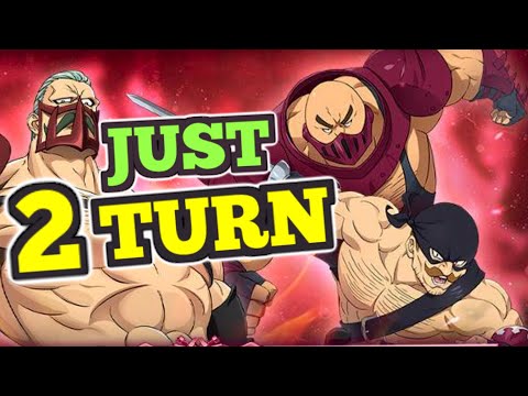 2 TURN KO Final Boss TRIO Taizoo, Waillo and Twigo! Seven Deadly Sins: Grand Cross
