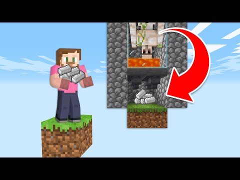 Building A Iron Golem Farmer In One Block Skyblock! | Minecraft