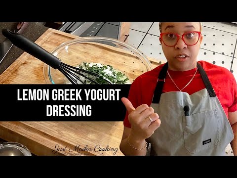 How to Make Lemon Greek Yogurt Dressing | Quick & Healthy Salad Dressing Recipe