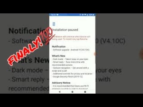 nokia 6.1 2018 android 10 Q update