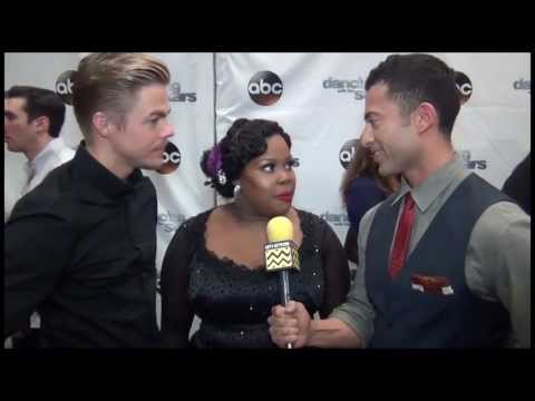 Dancing with the Stars - Amber Riley & Derek Hough AfterBuzz TV Interview October 7th, 2013