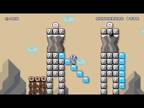 Super Mario Maker 2 - Gerudo Desert from Zelda BOTW and Other SMW Levels