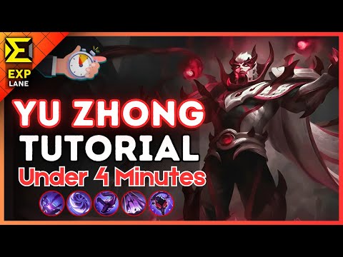 4-Minute Yu Zhong Tutorial in the EXP Lane || (MLBB S37) 2025