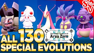 All 130 Special Evolutions in Pokemon Hidden Treasure of Area Zero + Scarlet & Violet