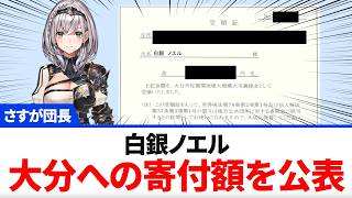 白銀ノエル 大分への寄付額を公表【ホロライブ】1月1日
