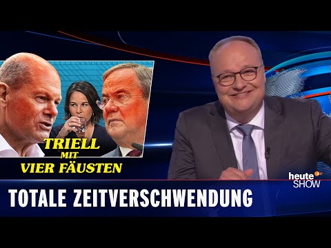 Das Triell: Zickenkrieg zwischen Laschet und Scholz | heute-show vom 17.09.2021