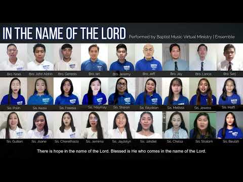In the Name of the Lord | Baptist Music Virtual Ministry | Ensemble