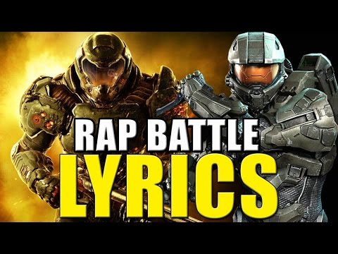 (LYRICS) Doomguy VS Master Chief Rap Battle