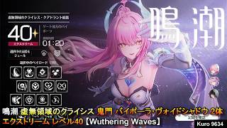 鳴潮 虚無領域のクライシス バイポーラ・ヴォイドシャドウ 2体 エクストリーム レベル40【Wuthering Waves】