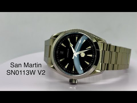 San Martin SN0113W V2 "Aqua Terra" Homage Unboxing