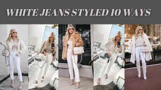 White Jeans Styled 10 Ways | Fashion Over 40