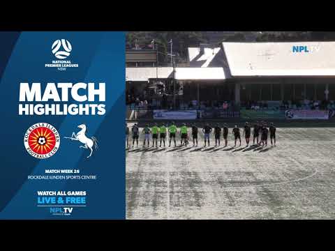 NPL NSW Men's Round 26 - Rockdale Ilinden v Marconi Stallions