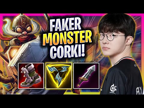 FAKER IS A MONSTER WITH CORKI! - T1 Faker Plays Corki MID vs Talon! | Season 2025