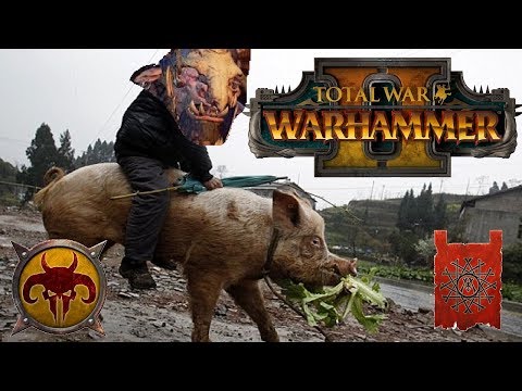 Beastmen vs Skaven | KHAZRAK BACON BLITZ - Total War Warhammer 2