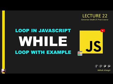 While Loop In Javascript 2024 I While Loop In Javascript Urdu