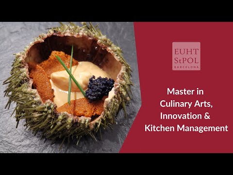 Master in Culinary Arts, Innovation & Kitchen Management