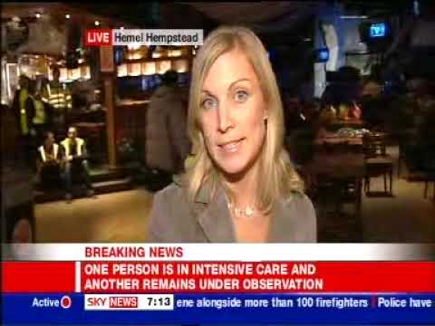 Buncefield Oil Depot Disaster - Sky News - 11/12/2005 - 0700pm