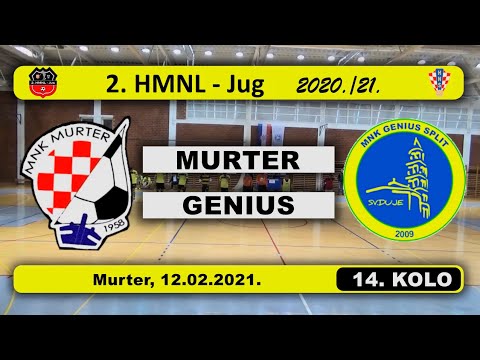 2. HMNL Jug, 14. KOLO: MURTER - GENIUS  4:6, 12.02.2021.