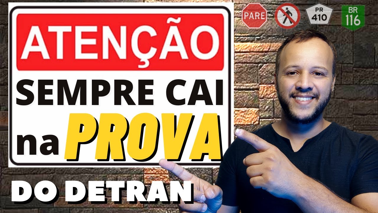 LEGISLAÇÃO DE TRÂNSITO -- PERGUNTAS QUE MAIS CAEM NA PROVA DO DETRAN