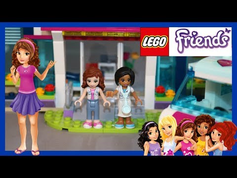 Lego Friends - Heartlake Krankenhaus Teil 1 - Demo - unboxing - deutsch