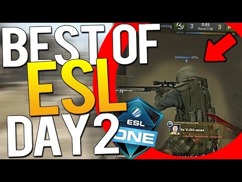 CS:GO - BEST OF ESL ONE NEW YORK DAY 2 (EPIC FAIL 👌)