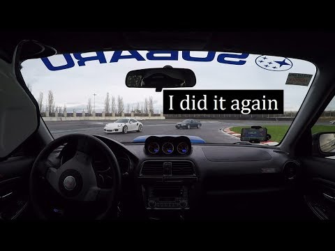 Wet track with semislicks | Impreza