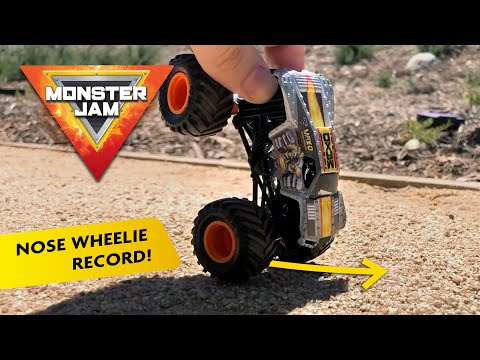 Max-D LONGEST NOSE WHEELIE EVER! | MONSTER JAM HOW TO BREAK WORLD RECORDS